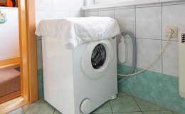 Ferienhaus Fischerkate Freest – Waschmaschine